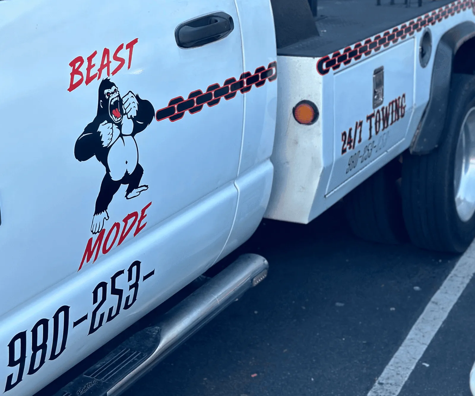 Vehicle Lettering - Beast Car Decals